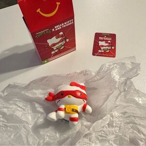 McDonald's Teenage Mutant Ninja Turtles x Hello Kitty #4 Raphael (white)